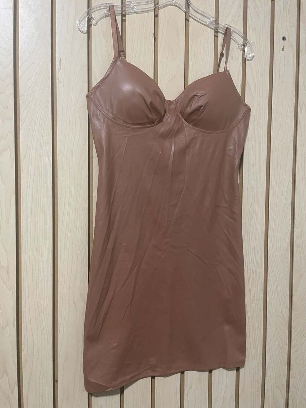 Love J U.S.A. Faux Leather Mini Dress Size L